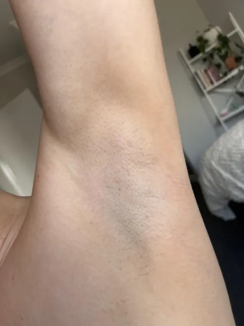 A little bit of stubble 