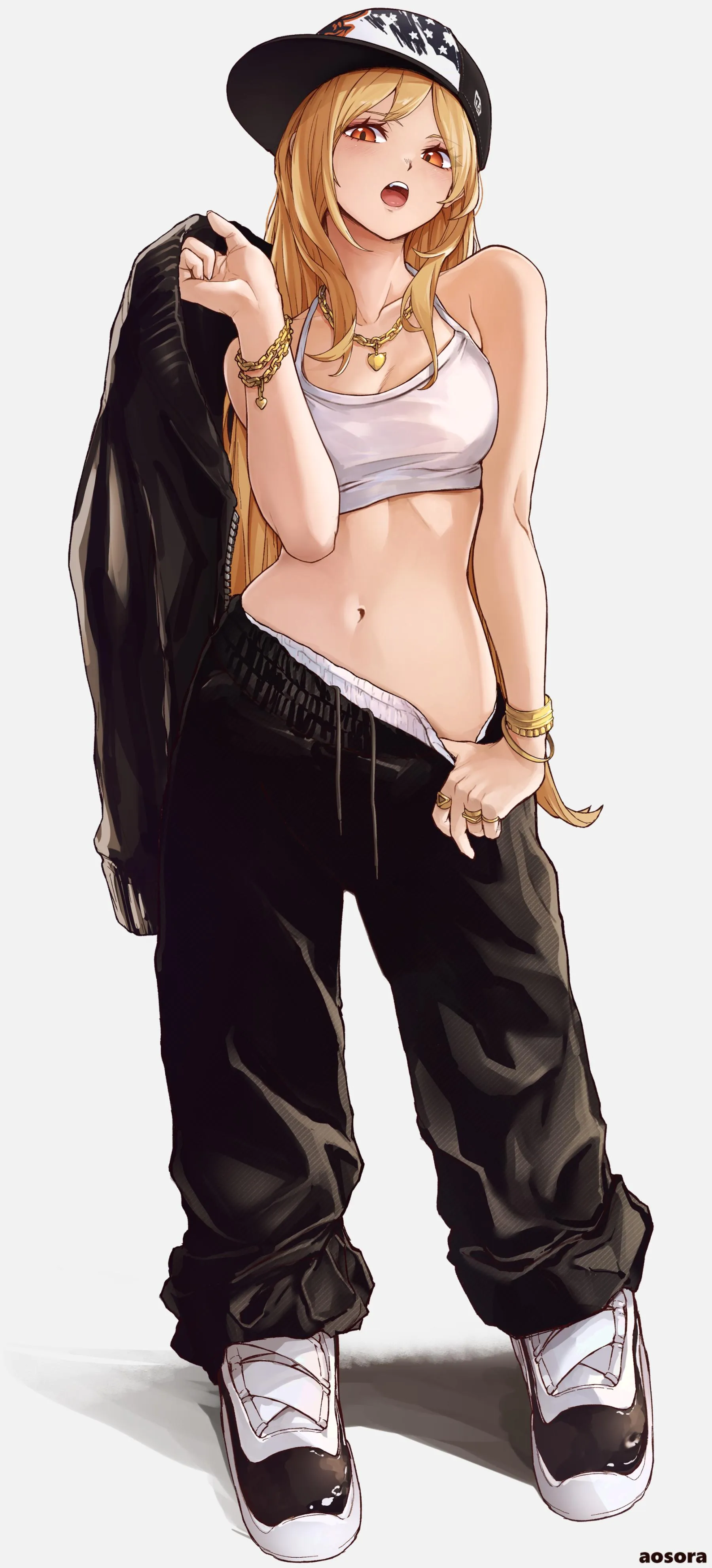 Bad Bitch Marin Kitagawa Teasing Her Body 