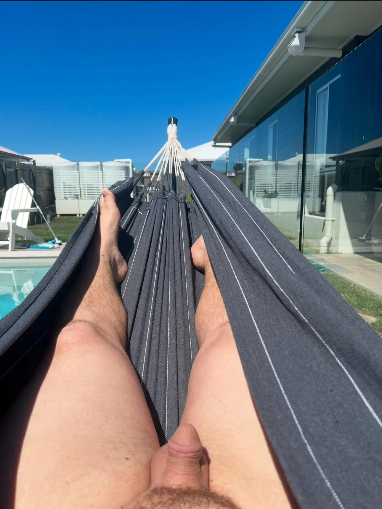 Blue skies and lazy days.