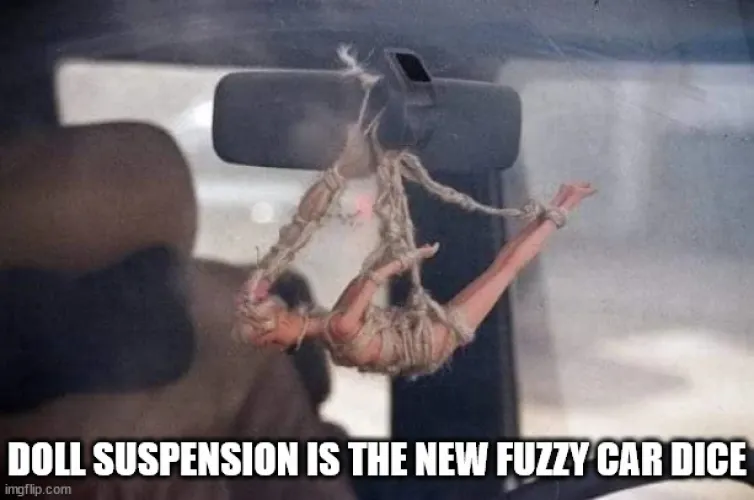 Bored rigger gets creative.