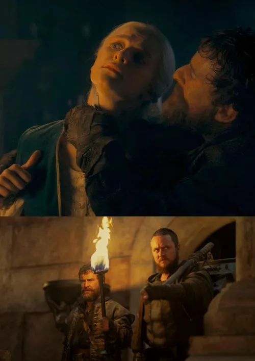 Helaena getting fucked by Blood and Cheese would be hot to watch