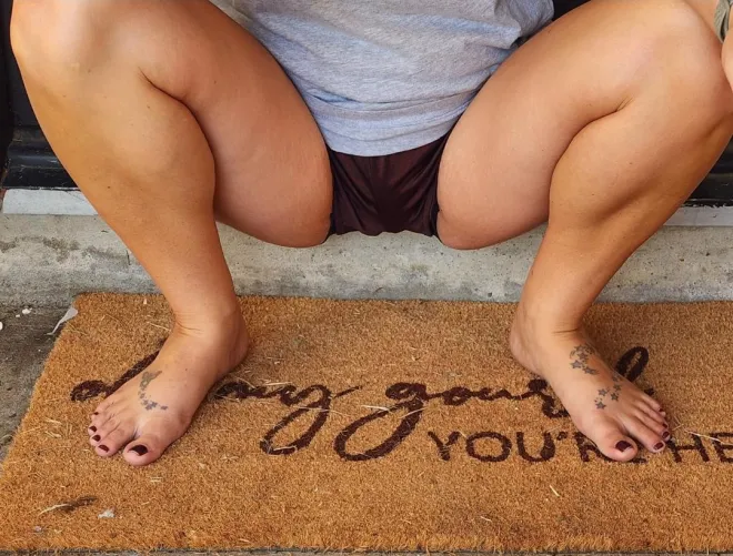 How bad do you want this view of my feet? 