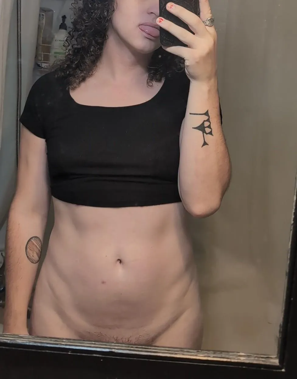 I got this tattoo on my arm to represent the goddess Ishtar. So I like to think when I'm fingering someone we're doing sex magic. 