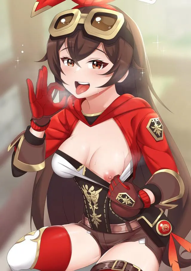 I think she’s hinting at something~