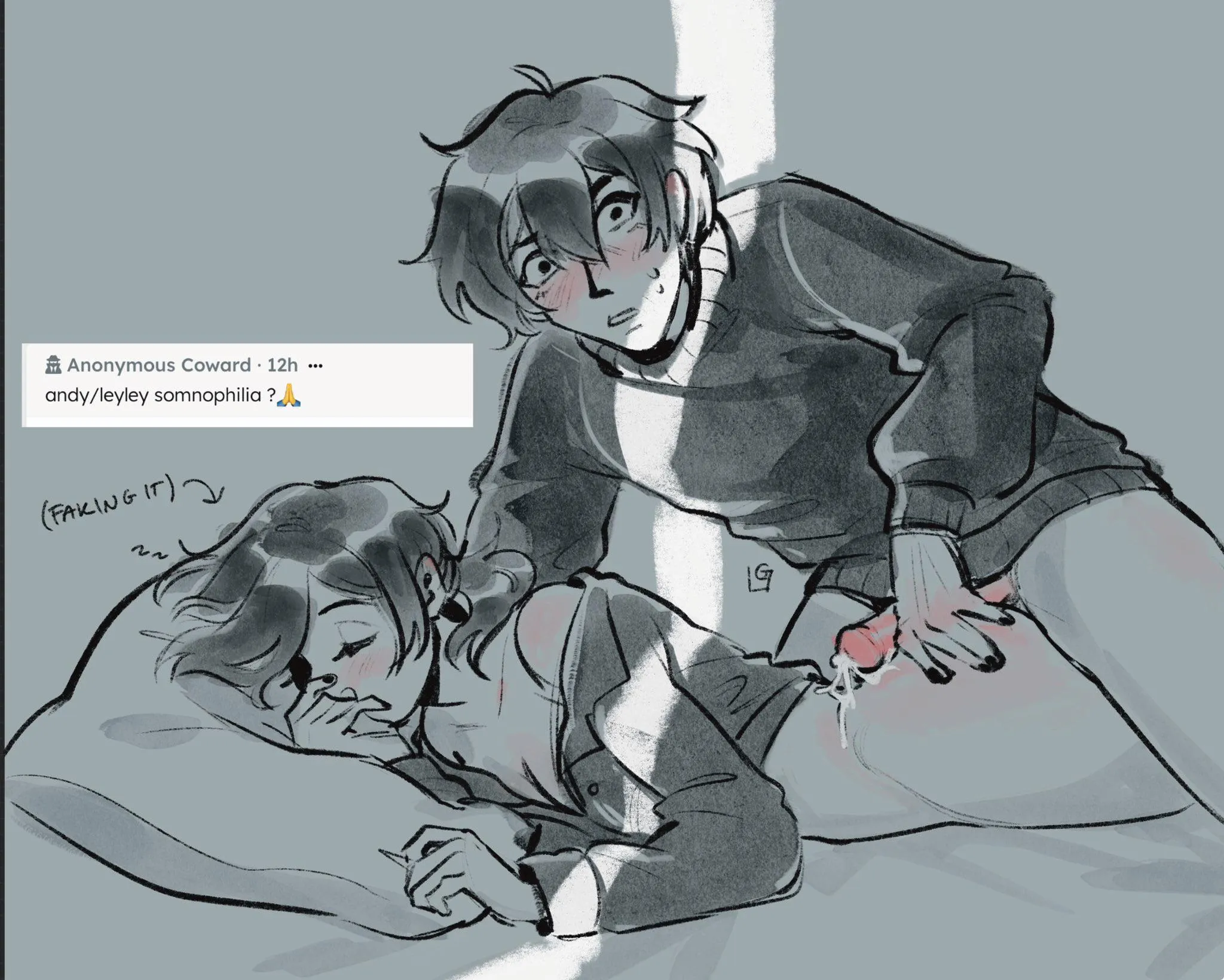 Is it really rape if I’m sleeping while you get yourself off? 