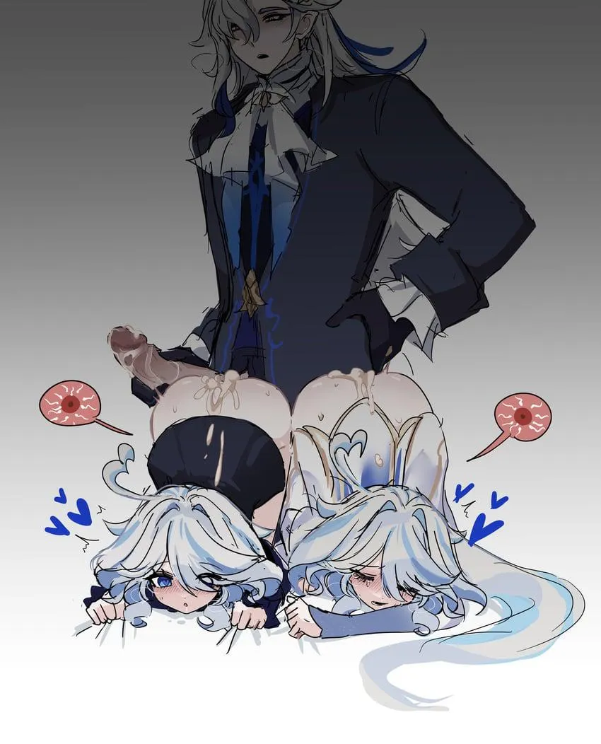 Neuvillete filling Furina and Focalors~ (hijichan)