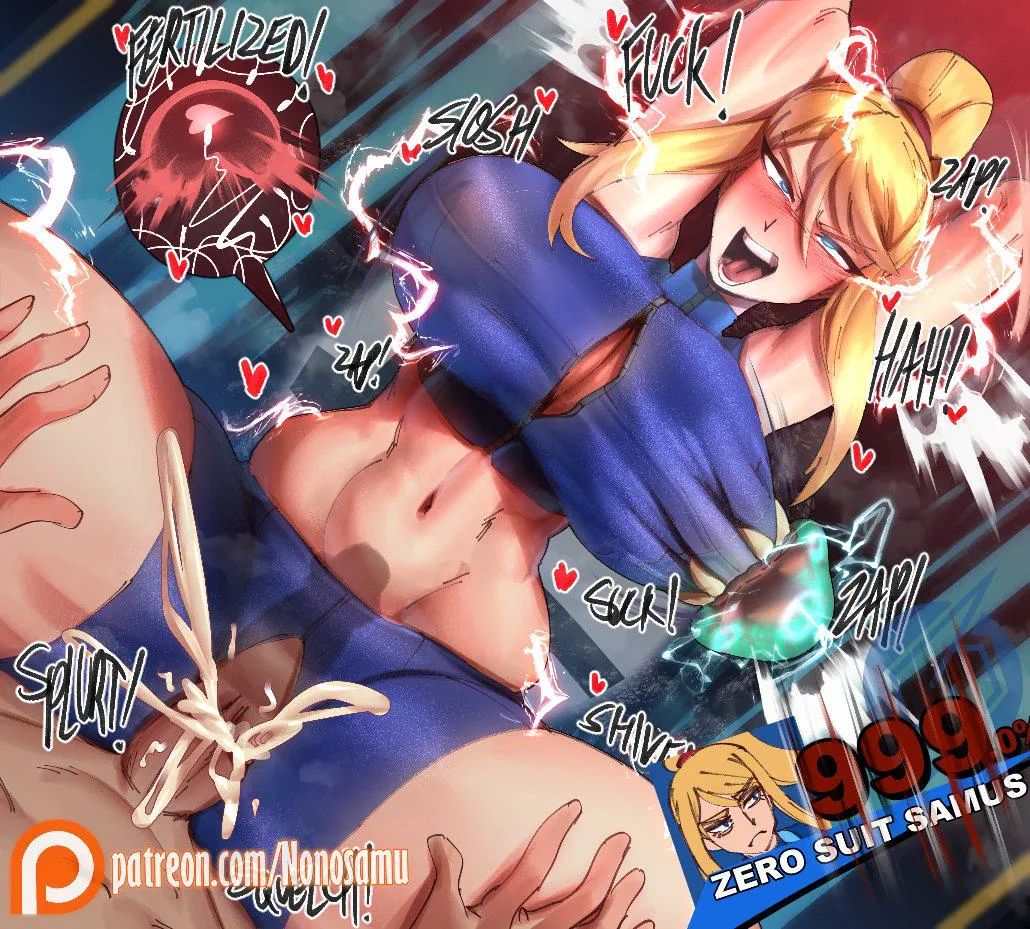 Samus getting smashed (Samus Aran) [Nonosamu]