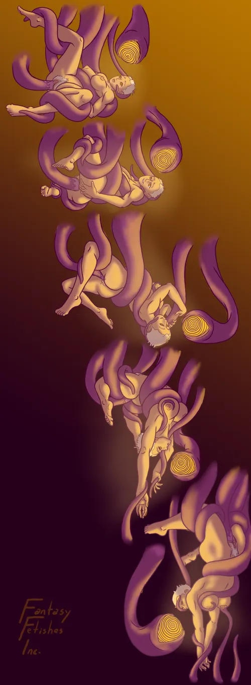 She trusts her friend to penetrate her body with his tentacles and her mind with hypnosis- so she lets him guide her deeper in and deeper under.