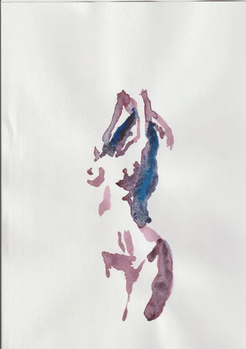 Shield in watercolor