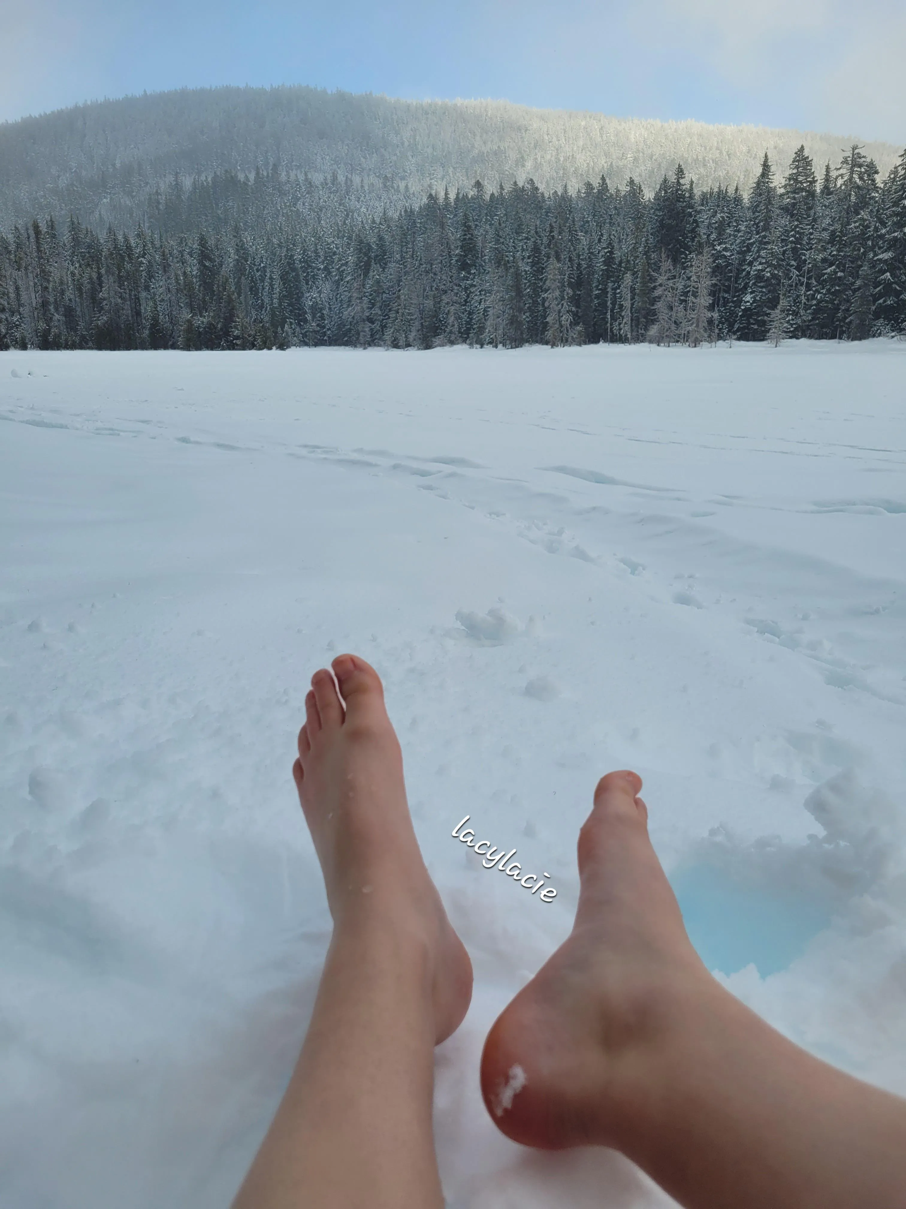 Snow day feet