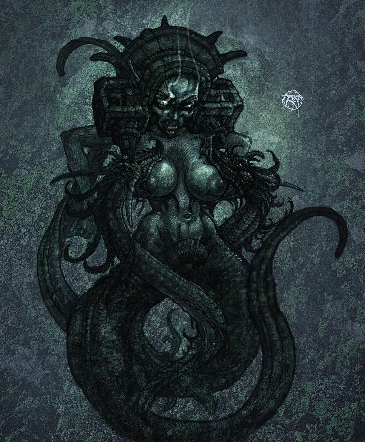 Vision of the Stone Serpents by me 