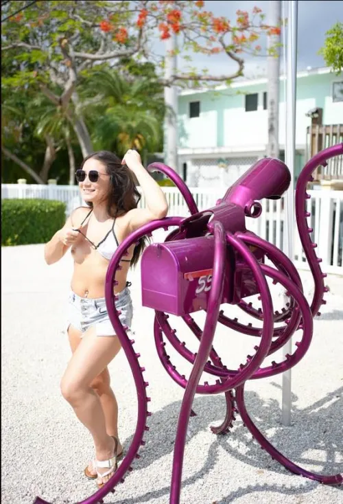 Wardrobe malfunction! Totally on purpose.