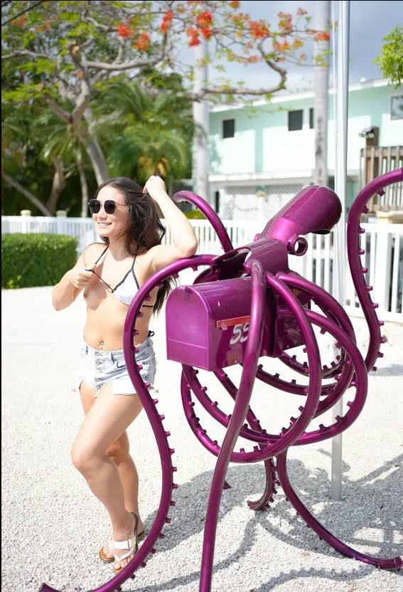 Wardrobe malfunction! Totally on purpose.