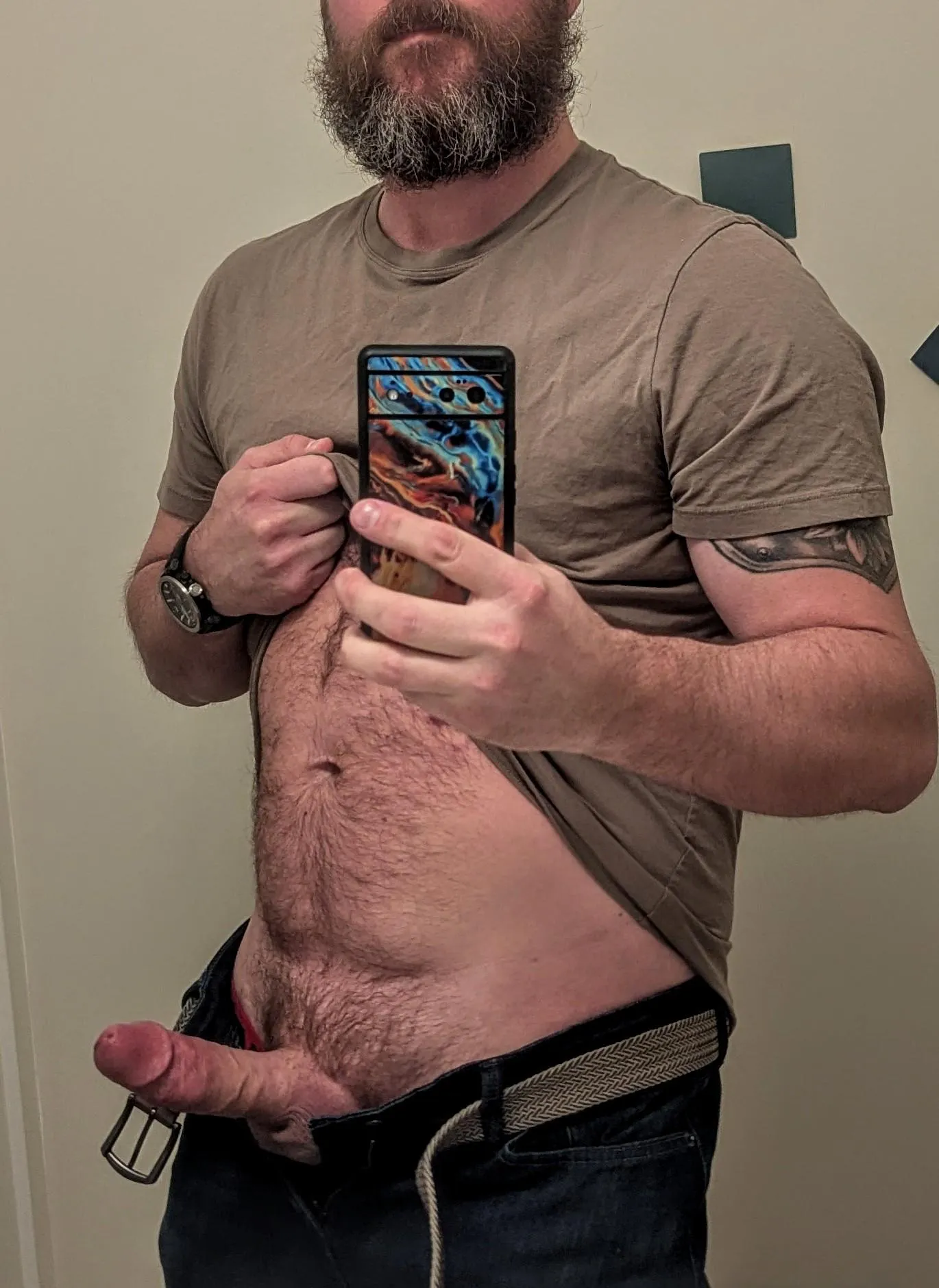 Beard is getting thick