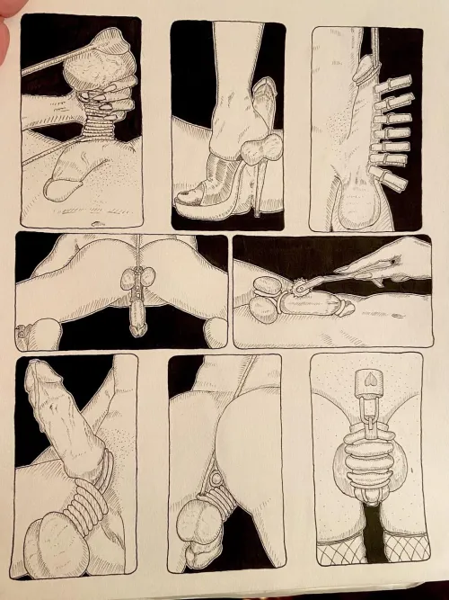 CBT Menu, ink, by me