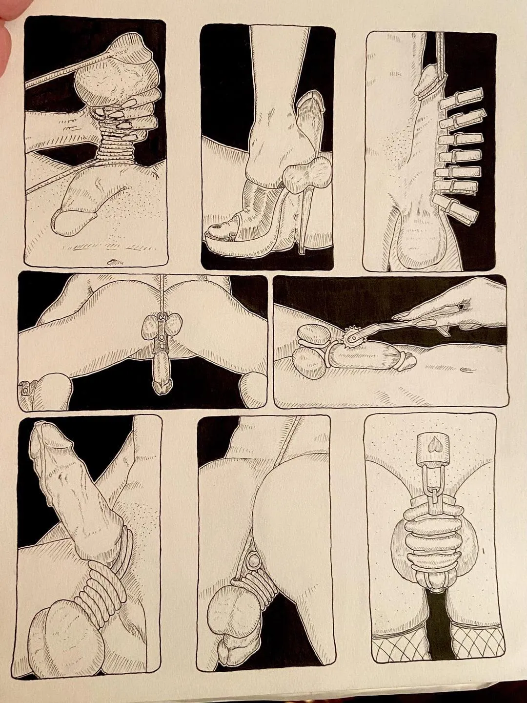 CBT Menu, ink, by me