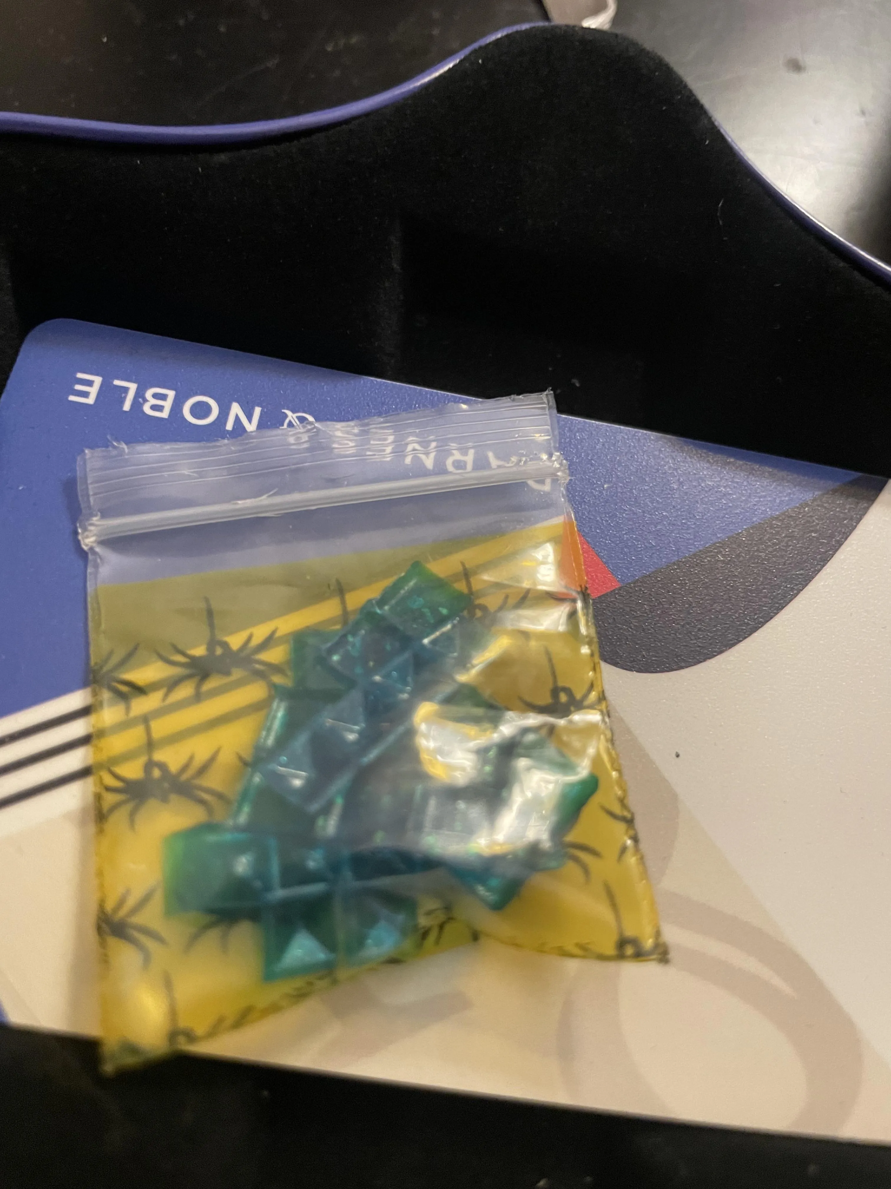 Dipping window pane and pyramids