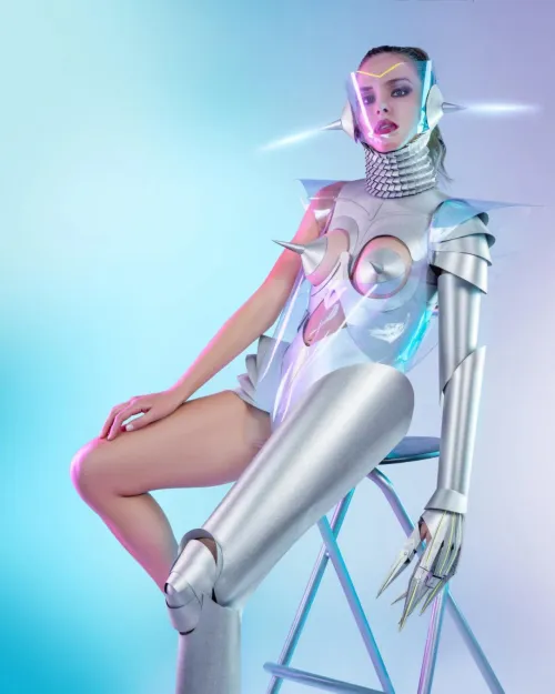Futuristic fashions inspired by cyborgs