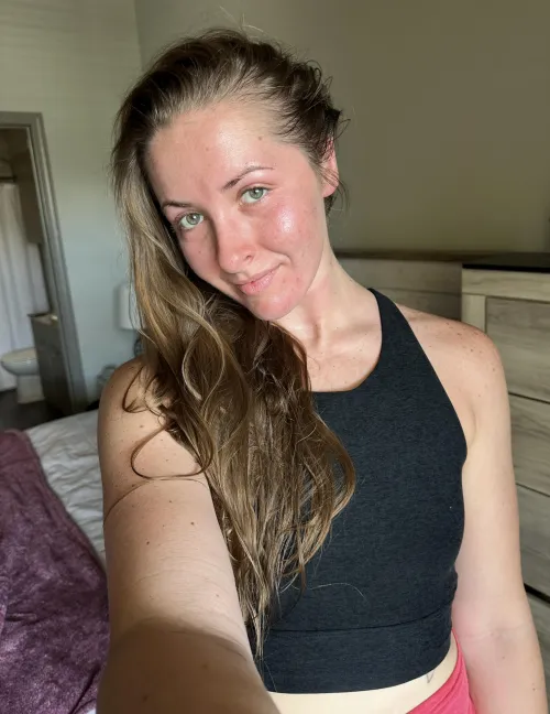 hair is looking a bit cray after cardio