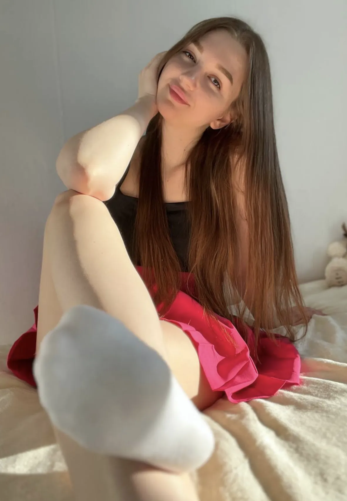 I'm wet under my skirt, check [f]