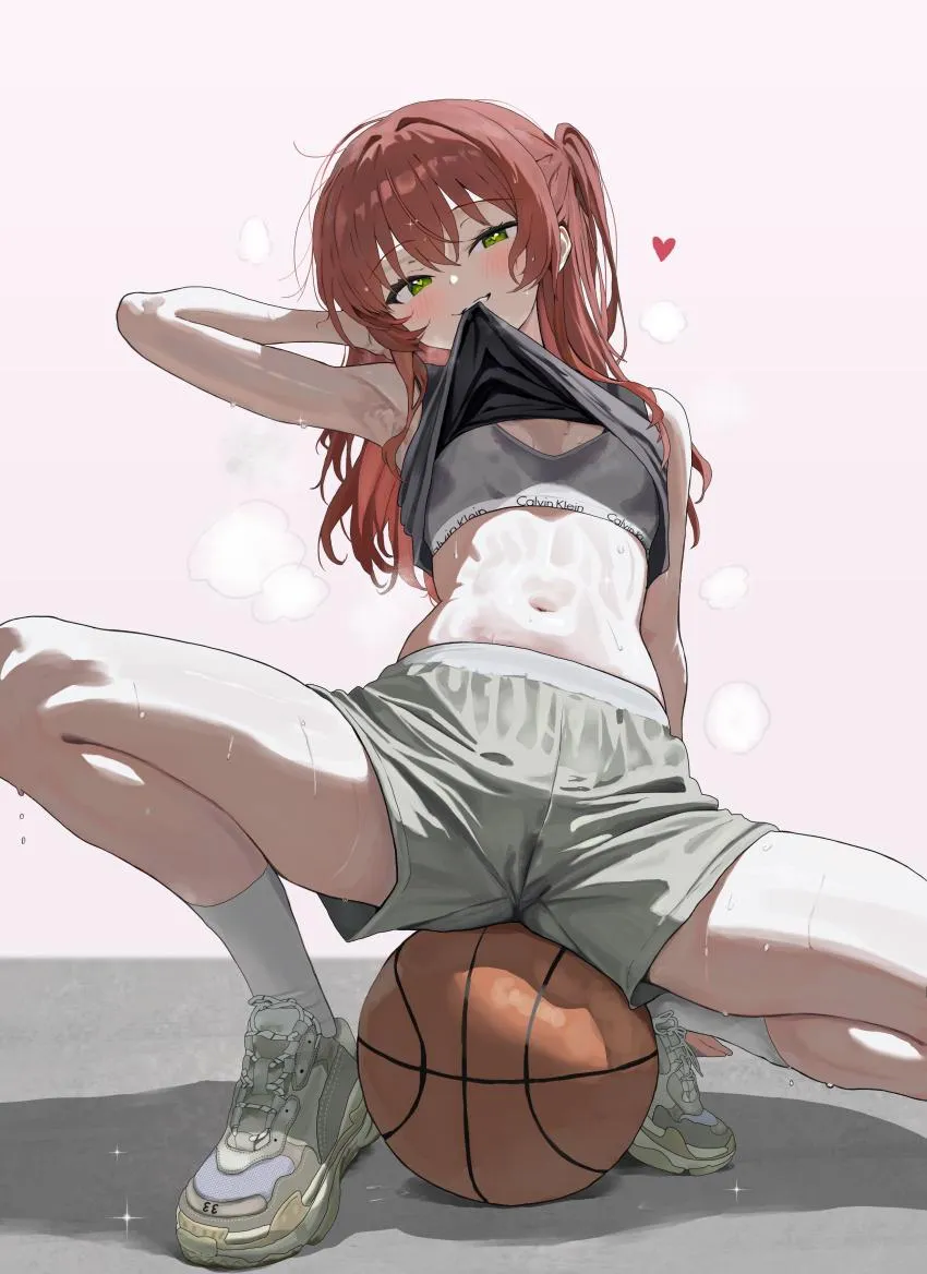 Kita is sweating a little 