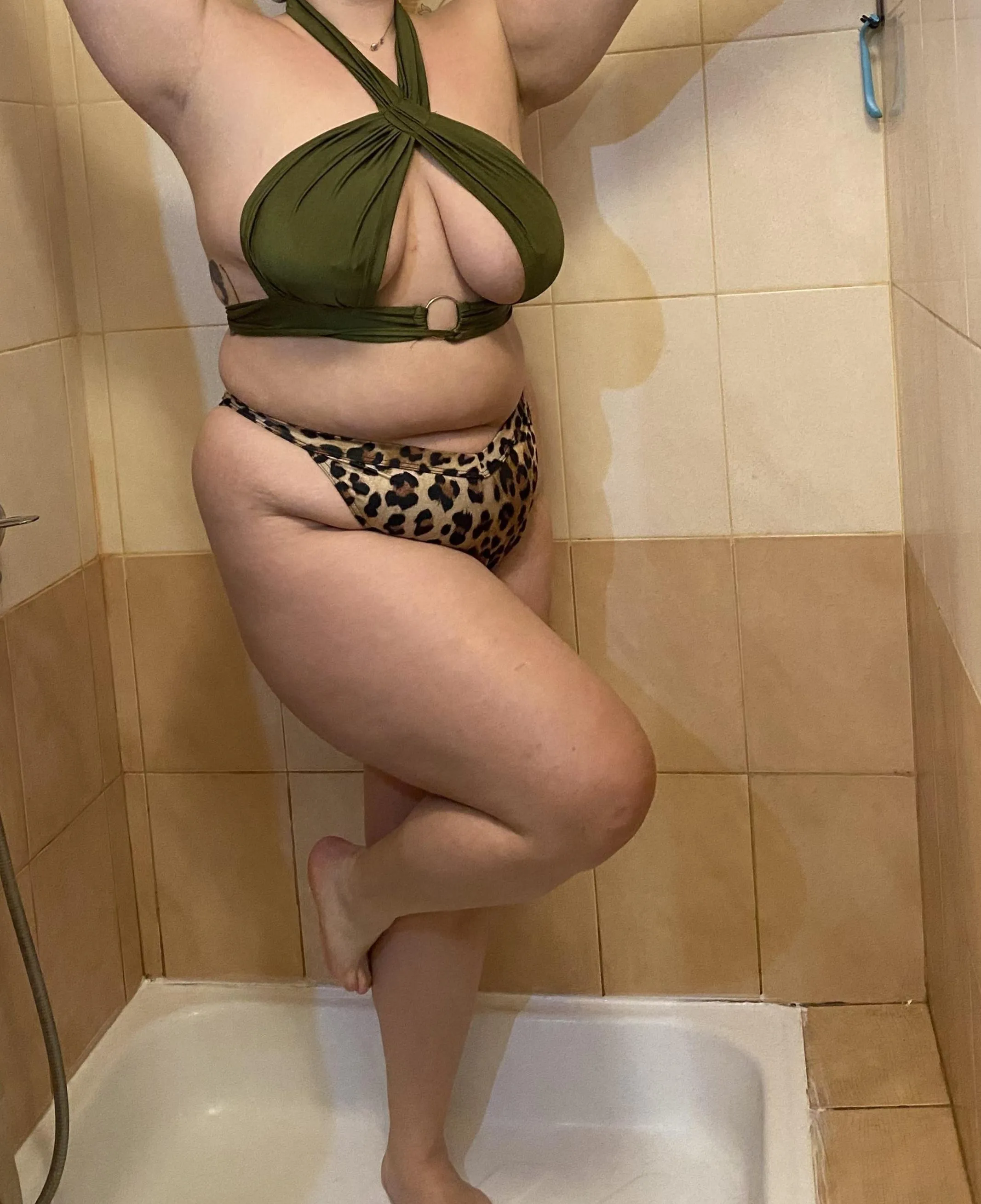 My swimsuit  looks  great