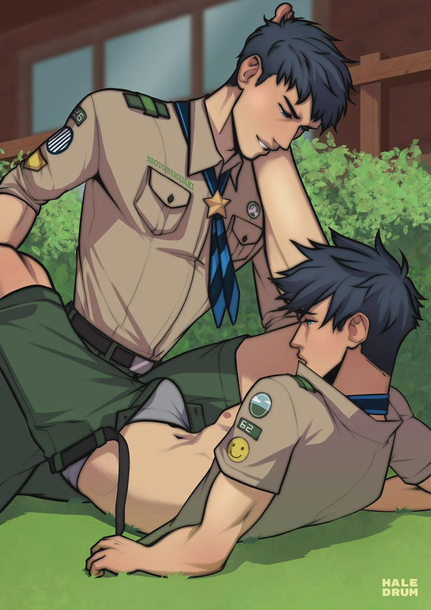 Naoto Onii-chan needs to fuck his little brother [art by haledrum]