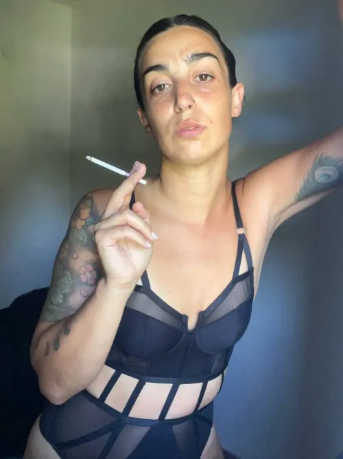 Only mommy can smoke inside. It's the house rule. 