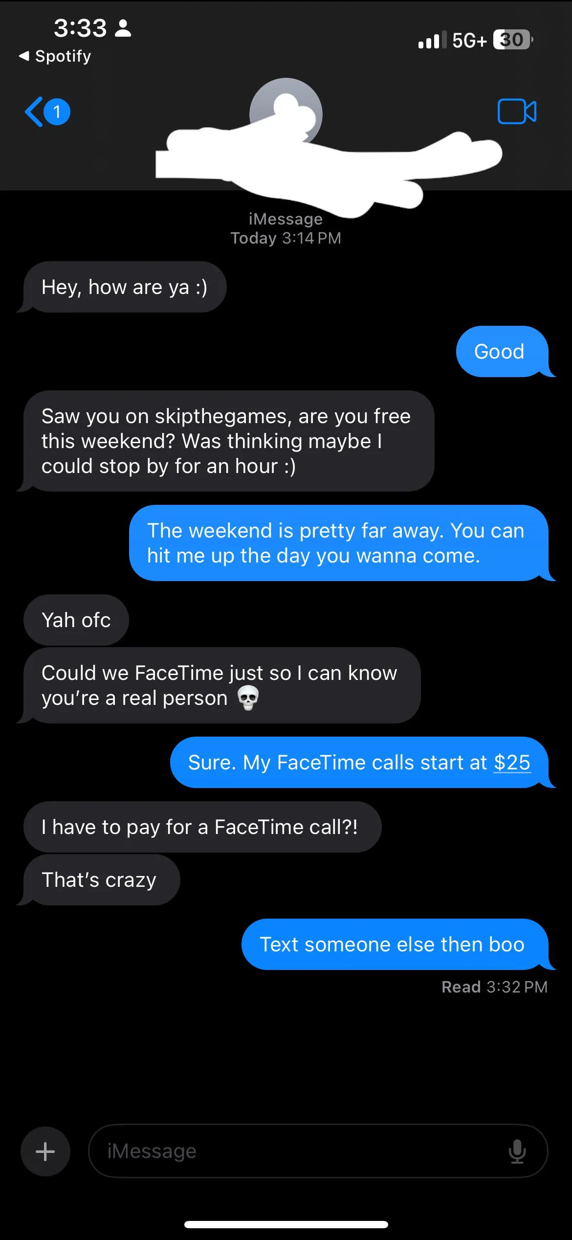 Perfect example of a time waster