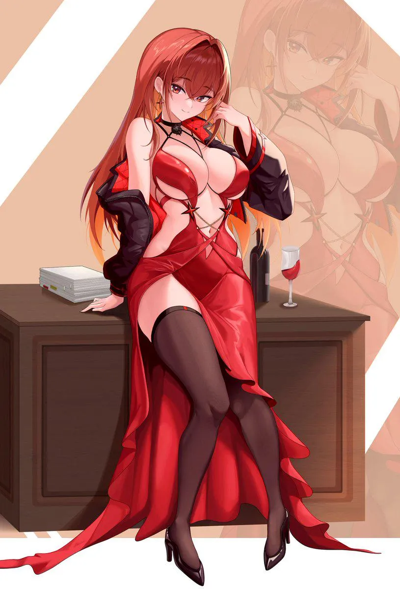 Rapi in an evening dress [Nikke]