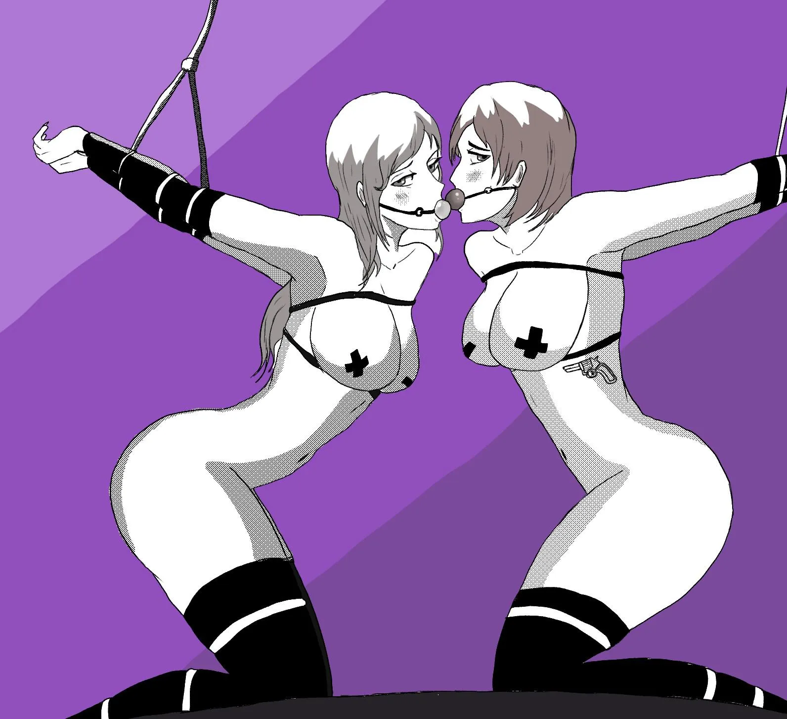 Rich bitches held for ransom [Original art]