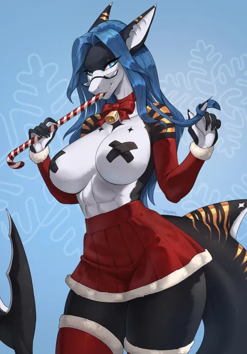 Shark Christmas Lady! [F] (Yasmil)