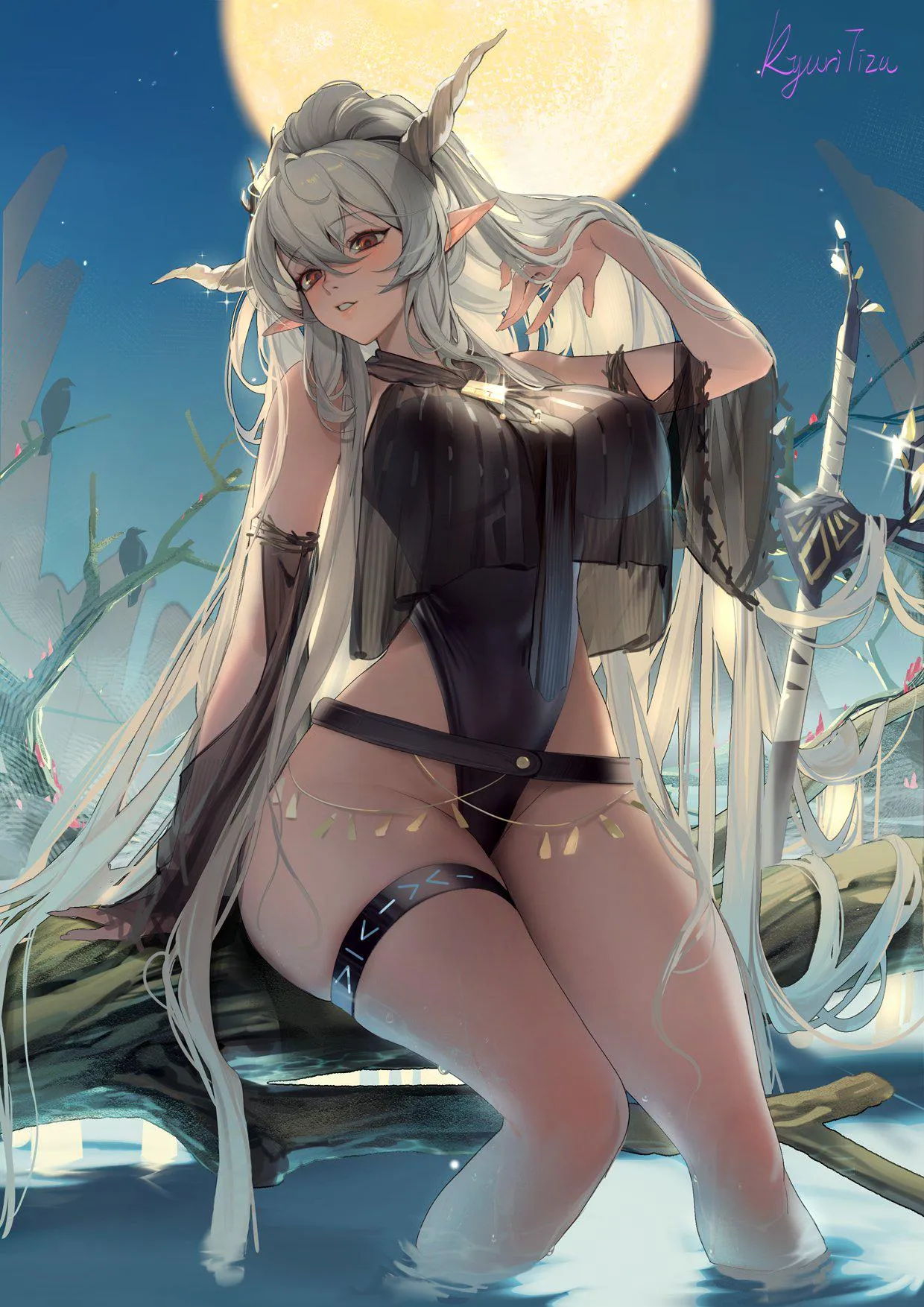Shining's thick thighs [Arknights]
