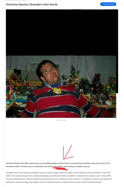 so uh, we all know this is bullshit, right? Or are his streams and merch sales that wildly successful?