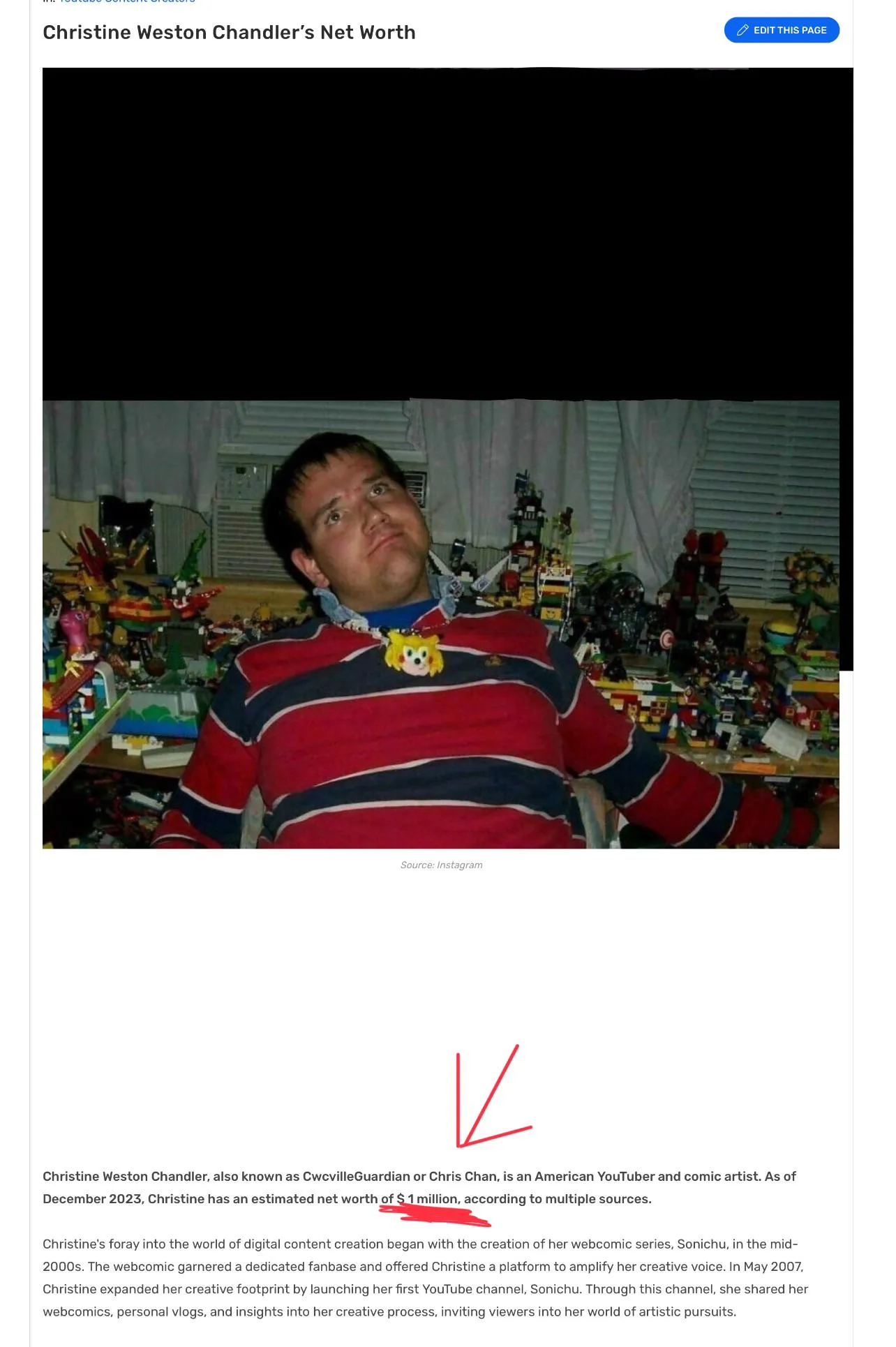 so uh, we all know this is bullshit, right? Or are his streams and merch sales that wildly successful?