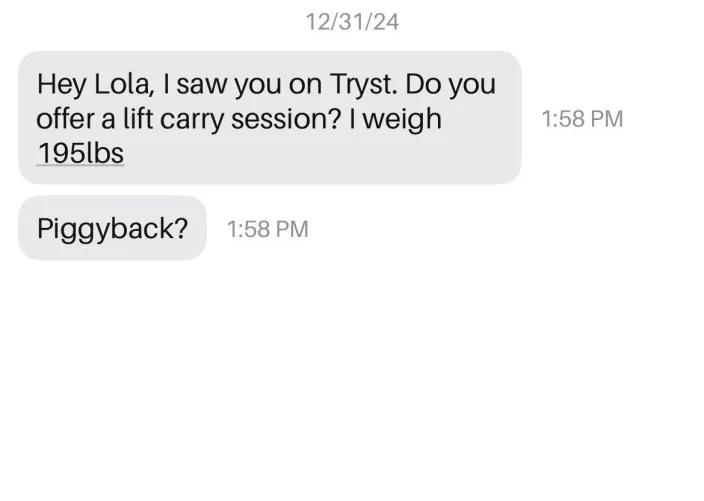 these men are literally trying to break my back