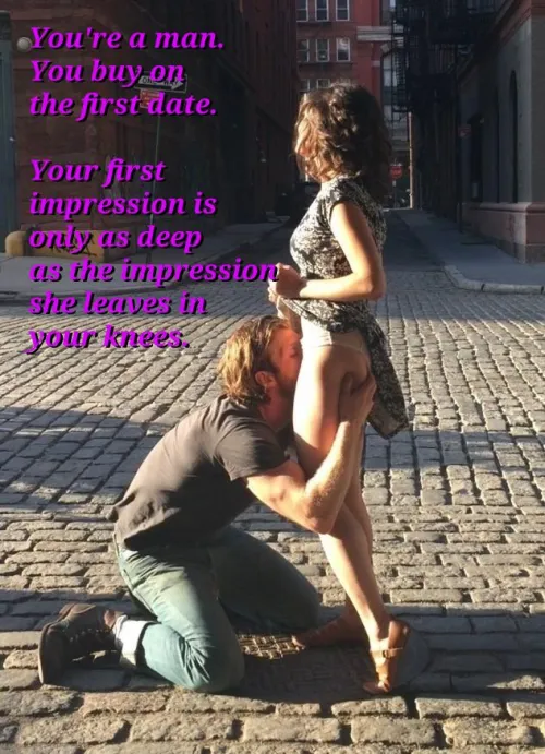 You met for lunch. Another man will be buying her dinner. Who will she tell her friends about tomorrow at breakfast? (ashzoobs on imagefap)