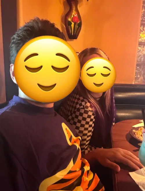 Young couple just out here exploring 