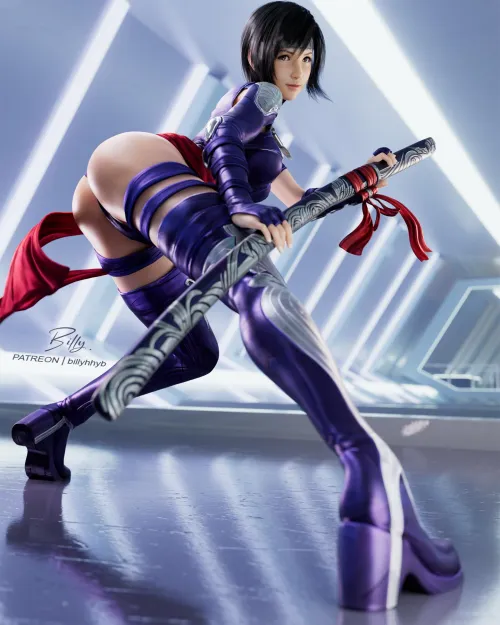 Yuffie's Psylocke cosplay (Billy)