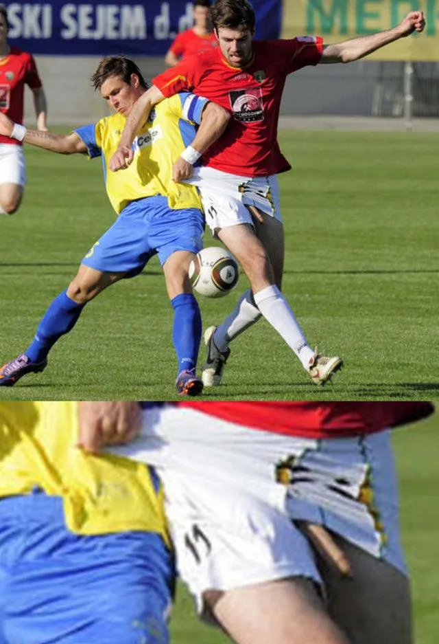 A footballer with a good cock.