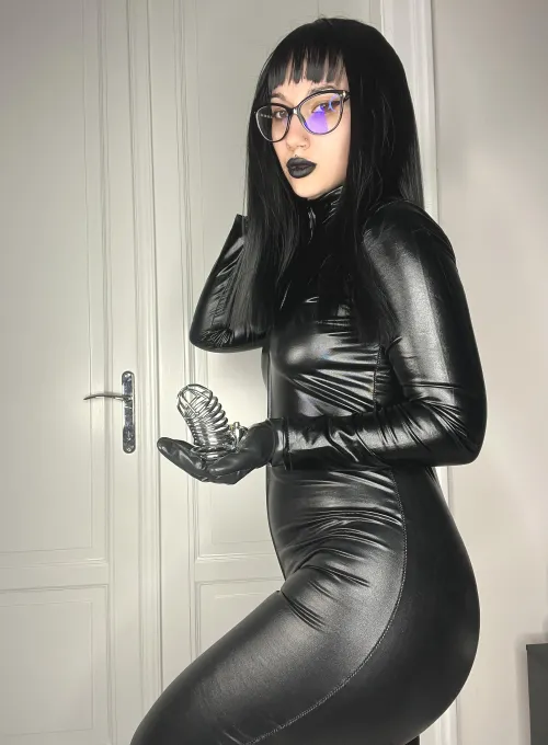 All cocks under 6 inches should be in chastity.	 