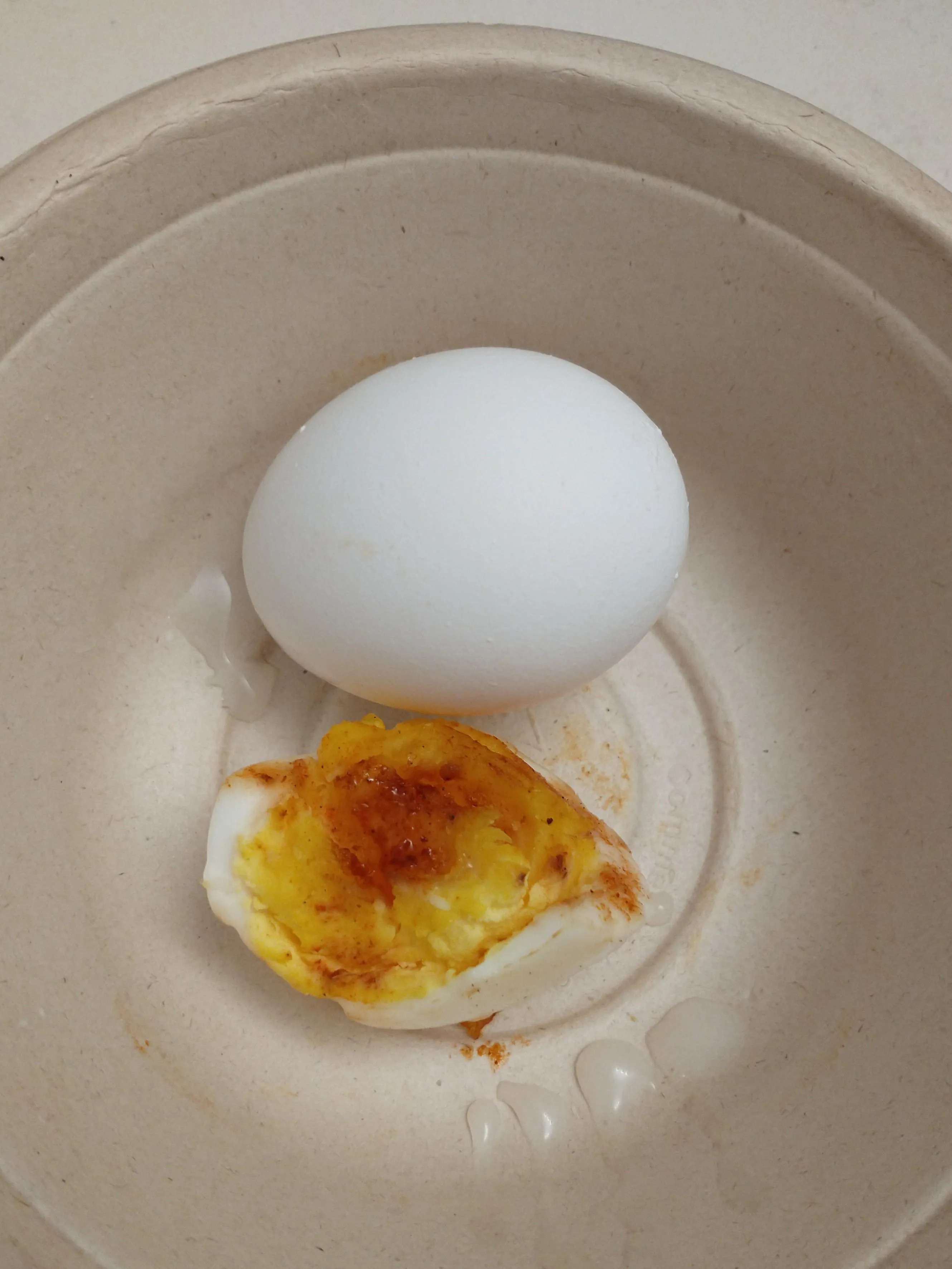 (barely) cum on eggs