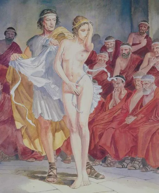 Exposed on the senate floor (milo manara)