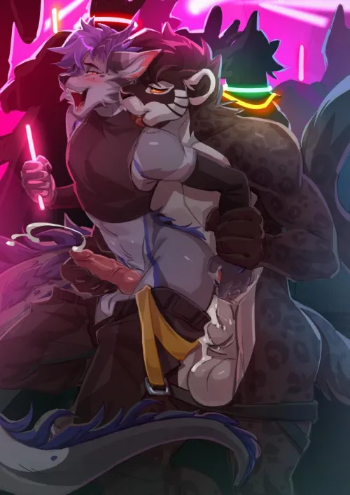 Getting frisky at the rave (Kammi-Lu)