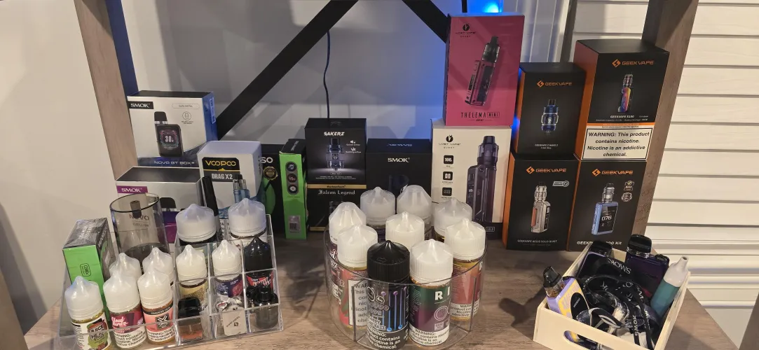 Just reorganized the vape shelf