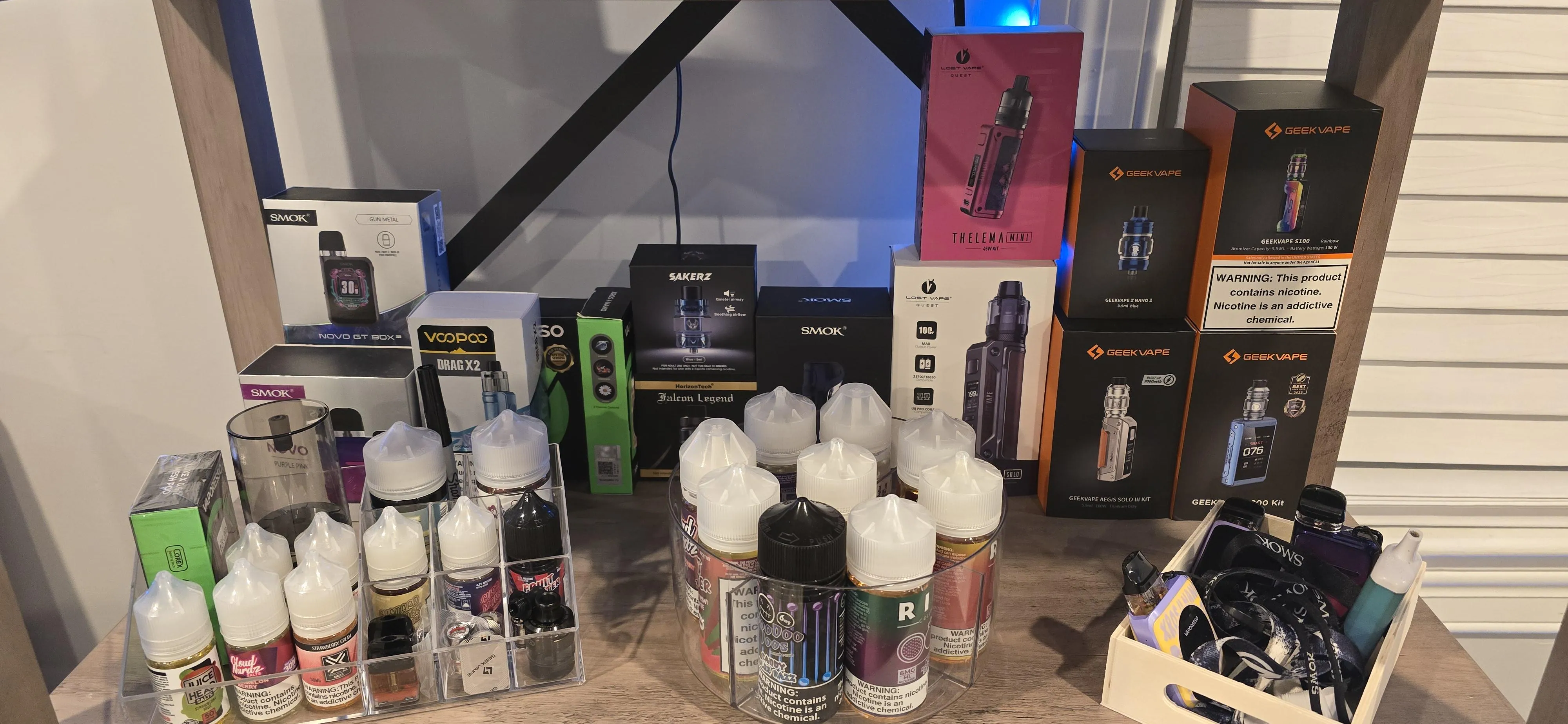 Just reorganized the vape shelf