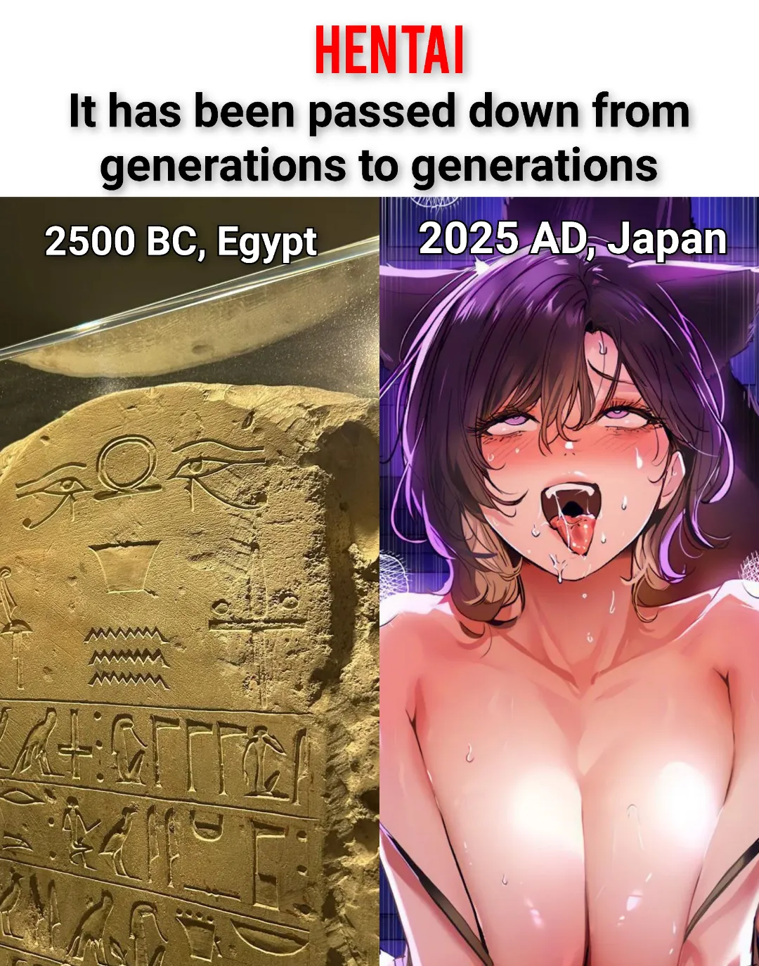 Mankind will never change.....