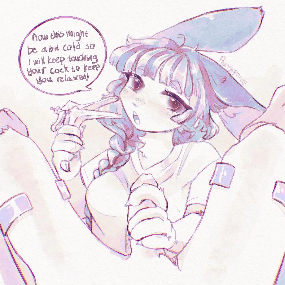 Med play femdom sketch i did for kinktober ^^ (oc)