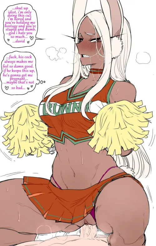 Nothing better than a cute bunny cheerleader 