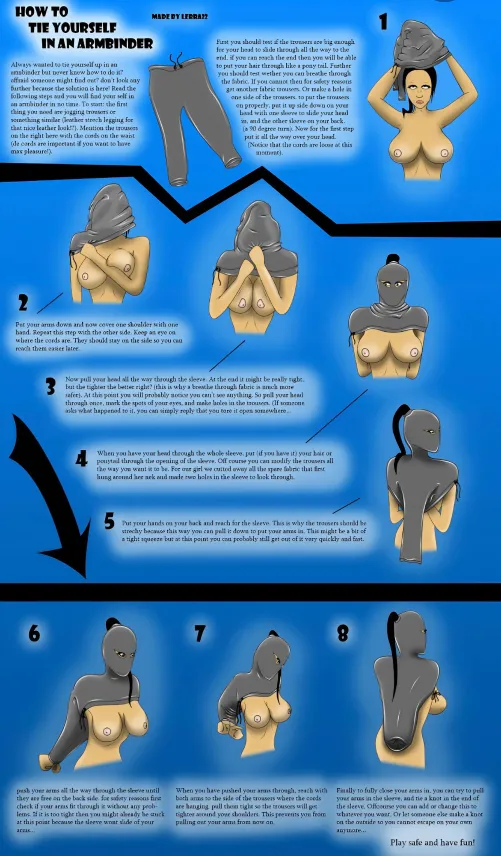 Self Armbinder: A Little Self Bondage Trick I Picked Up